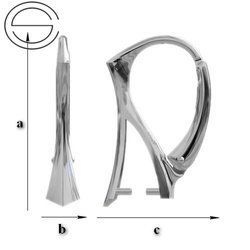 BBA-2 Leverbacks - Earring Hooks - Sterling Silver 925 / gram
