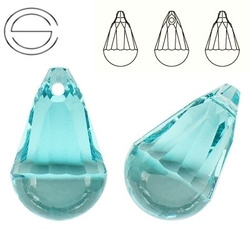 6026 MM 27 Swarovski Cabochette LIGHT TURQUOISE