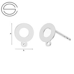 SH-200 Sztyfty do podwieszania 8mm Srebro pr. 925