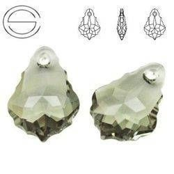 6090 MM 16 Swarovski Baroque BLACK DIAMOND