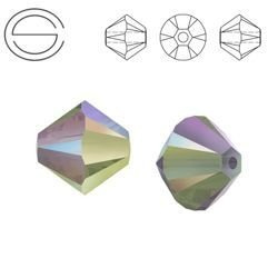 5328 MM 4 Swarovski XILION Bicone PARADISE SHINE
