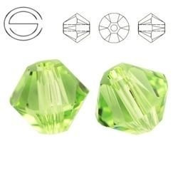 5328 MM 6 Swarovski XILION Bicone PERIDOT