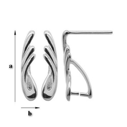 SH-9 Sztyfty do Swarovskiego Srebro 925 /gram