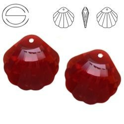6723 MM 28 Swarovski Shell RED MAGMA REDM