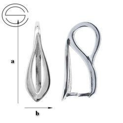 KW-32 Krawatka do Swarovskiego Srebro 925