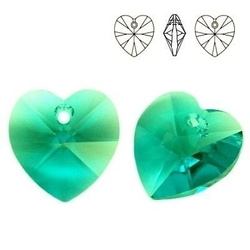 6228 MM 14 Swarovski Heart AMETHYST