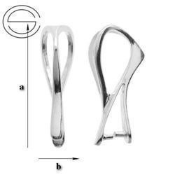 KW-44 Krawatka do Swarovskiego Srebro 925 /gram