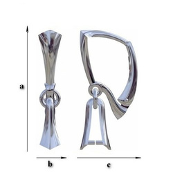 BBA-8 Leverbacks Silver 925 for Crystals from Swarovski