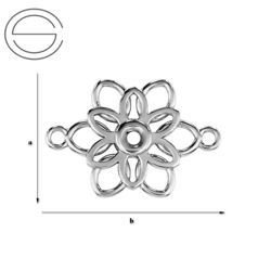 BDBP-101 Baza do bransolet Srebro 925 RODOWANE