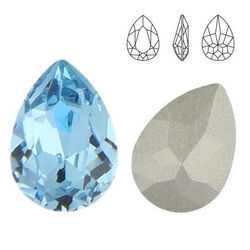 PRECIOSA 435-16-301 Pear 8 mm AQUA BOHEMICA DF