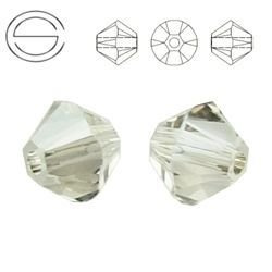 5328 MM 3 Swarovski XILION Bicone SILVER SHADE SSHA