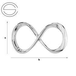 CHA-135 INFINITY Charms do podwieszania Srebro 925