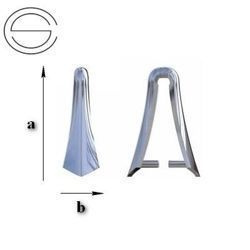 KBB-8 Krawatka do Swarovskiego Srebro 925