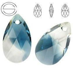 6106 MM 22 Swarovski Pear-shaped CRYSTAL MONTANA B
