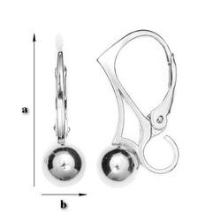 BA-64 Leverbacks - Earring Hooks - Sterling Silver 925