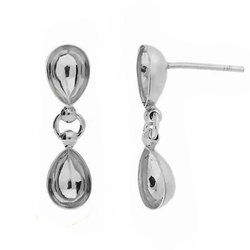 GWP-88/01 STUD EARRING FOR 4320 SILVER 925 RHODIUM
