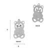 CL-453 PANDA Pendant 19,1 mm Sterling Silver 925