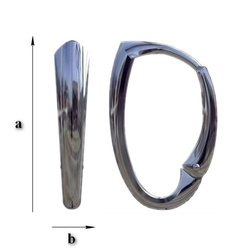 SVP-07 Leverbacks Silver Rhodium Plated