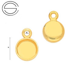 KMBZ-4 Krawatka - baza 4 mm Srebro 925 POZŁACANE