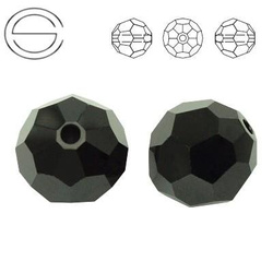 5000 MM 6 Swarovski Beads JET