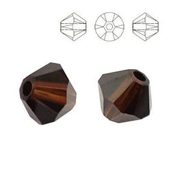 5328 MM 4 Swarovski XILION Bicone MOCCA