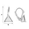 BA-52 Leverbacks for 4841 Cube 8mm - Earring Hooks - Sterling Silver 925 / gram