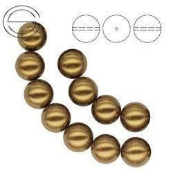 5810 MM 12 Swarovski  ANTIQUE BRASS PEARL (ABPRL)