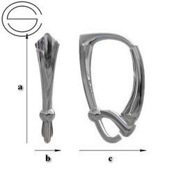 BBA-1 Ohrhaken haken ohrringe Silber 925