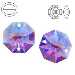 8116 MM 14 Swarovski Octagon BLUE VIOLET BLAB