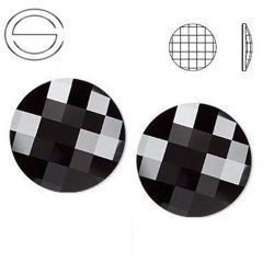 2035 MM 6 Swarovski Chessboard Circle JET