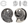 6731 MM 14 Swarovski Sea Snail SILVER NIGHT SINI