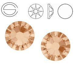2058 SS 7 Swarovski XILION Rose LIGHT PEACH F