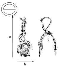 BBA-1 Ohrhaken haken ohrringe Silber 925