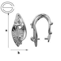 KWP-011 Krawatka Srebro 925 RODOWANE