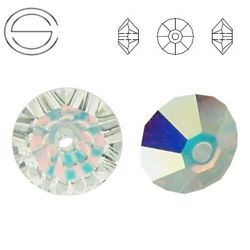 5305 MM 6 Swarovski Slim XILION Bicone Crystal AB