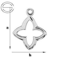 CHA-139 Element do podwieszania Srebro 925