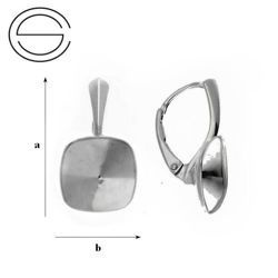 BBAP-85/12  Bigle angielskie Srebro 925 RODOWANE