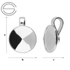 KW-123/14 Silver 925 Bail for Rivoli 14 mm