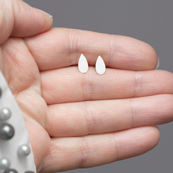 Silver earrings DROPS - SILVER 925