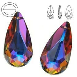 6100 MM 24 Swarovski Teardrop VOLCANO VOL