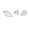 SZTP-746 Silver earrings OAK LEAF Sterling Silver 925 Rhodium Plated