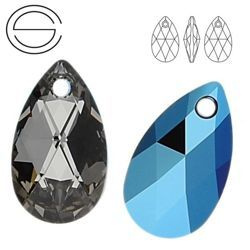 6106 MM 16 Swarovski Pear-shaped METALLIC BLUE