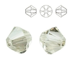 5328 MM 3 Swarovski XILION Bicone SILVER SHADE 
