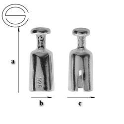 TUL-0 Zakończenie do rzemieni Srebro 925