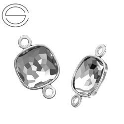 4483/J MM 8 Swarovski Cushion - oprawa - Rhodium