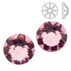 2058 SS 7 Swarovski XILION Rose LIGHT ROSE F