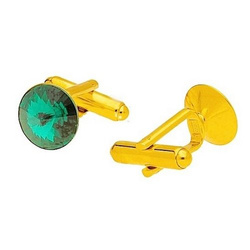 MTZ-43/12 Cufflinks setting Silver 925 GOLD PLATED