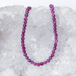 KN-RF-3,0 RUB Kamień fasetowany kulka RUBIN 10 szt