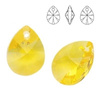 6128 MM 8 Swarovski Mini Pear LIGHT TOPAZ