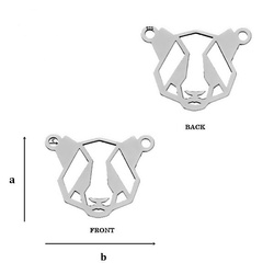 CL-486 Baza PANDA 15,1 mm Srebro 925